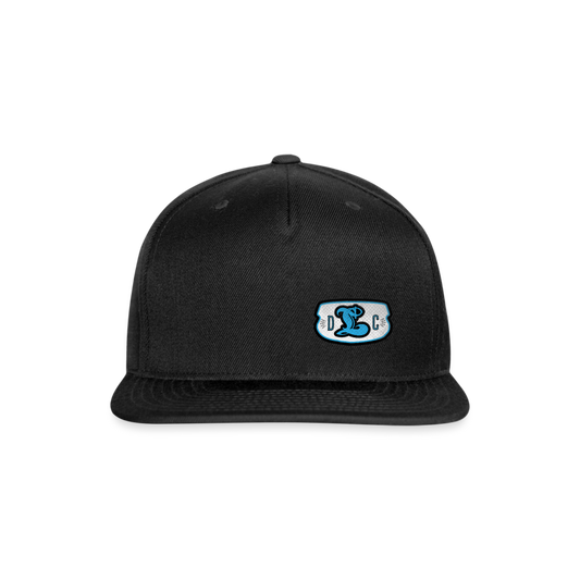 Black LDC Logo Snapback Baseball Cap - black