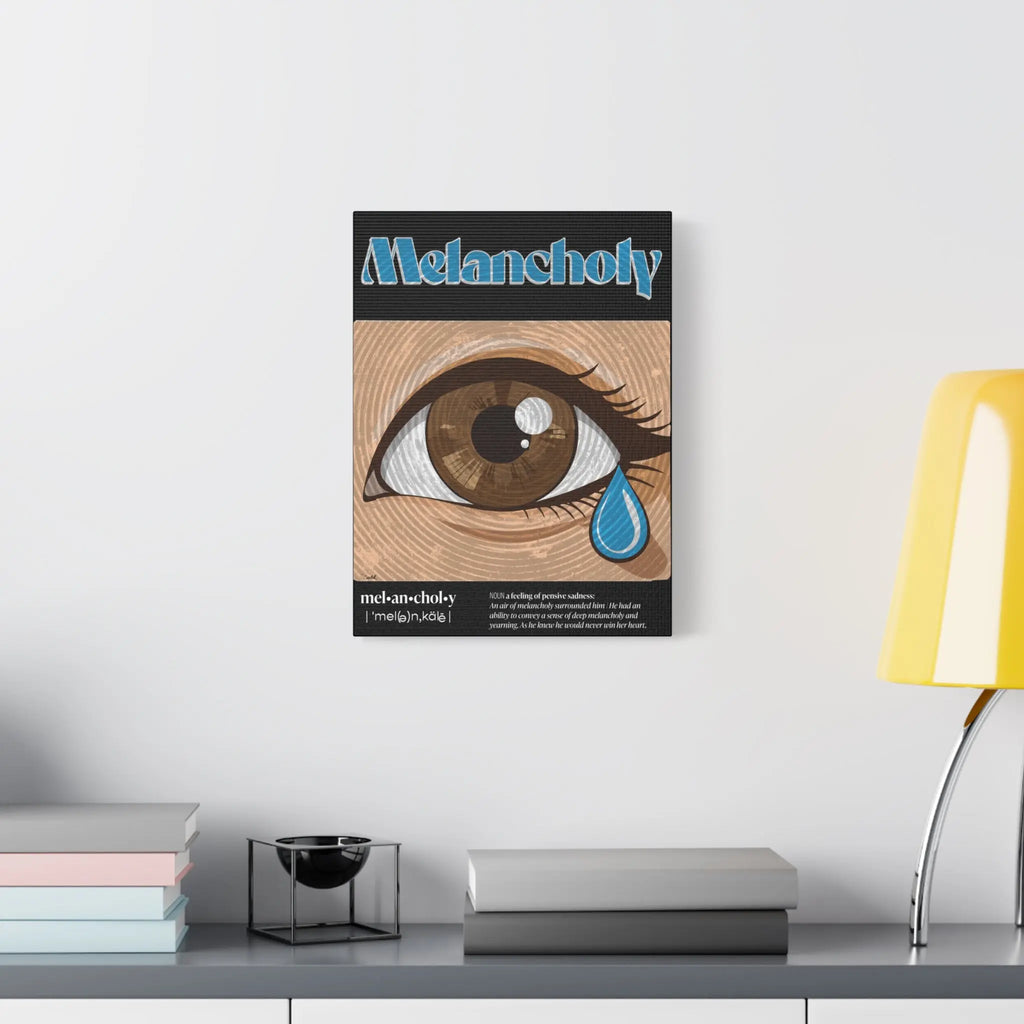 Melancholy Print on Matte Canvas, Stretched, 1.25" Printify