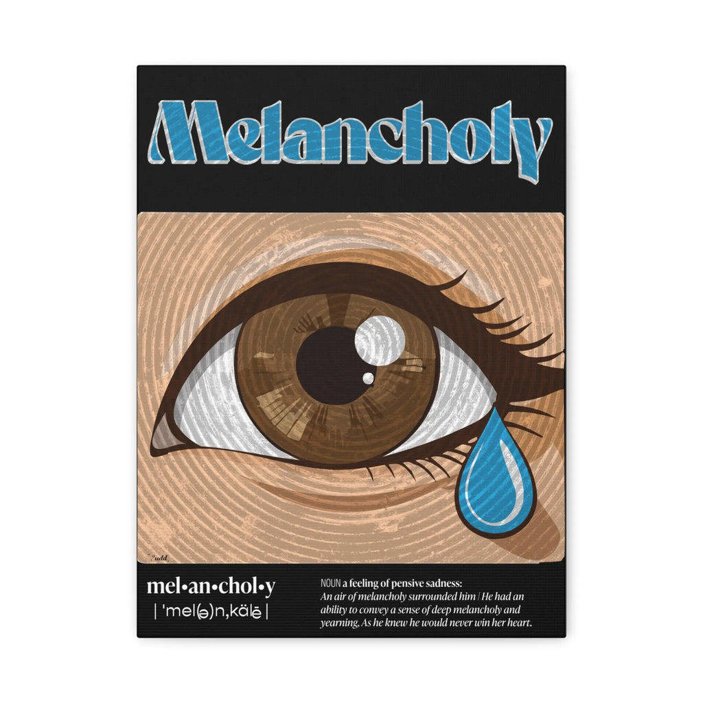 Melancholy Print on Matte Canvas, Stretched, 1.25" Printify