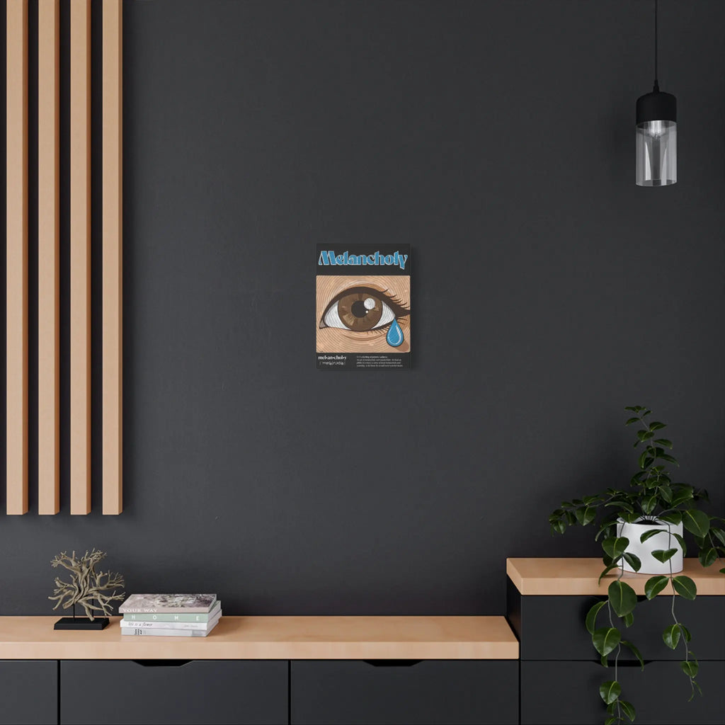 Melancholy Print on Matte Canvas, Stretched, 1.25" Printify