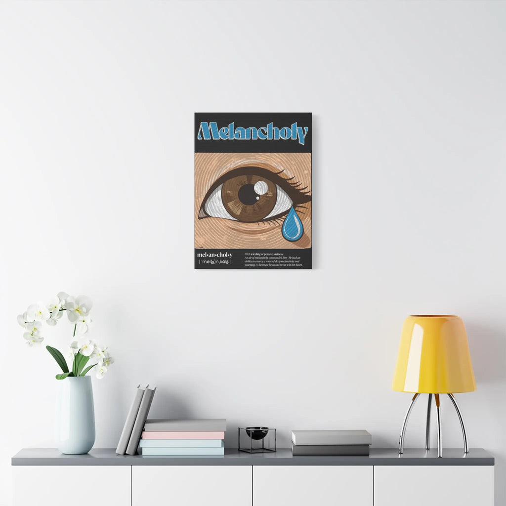 Melancholy Print on Matte Canvas, Stretched, 1.25" Printify