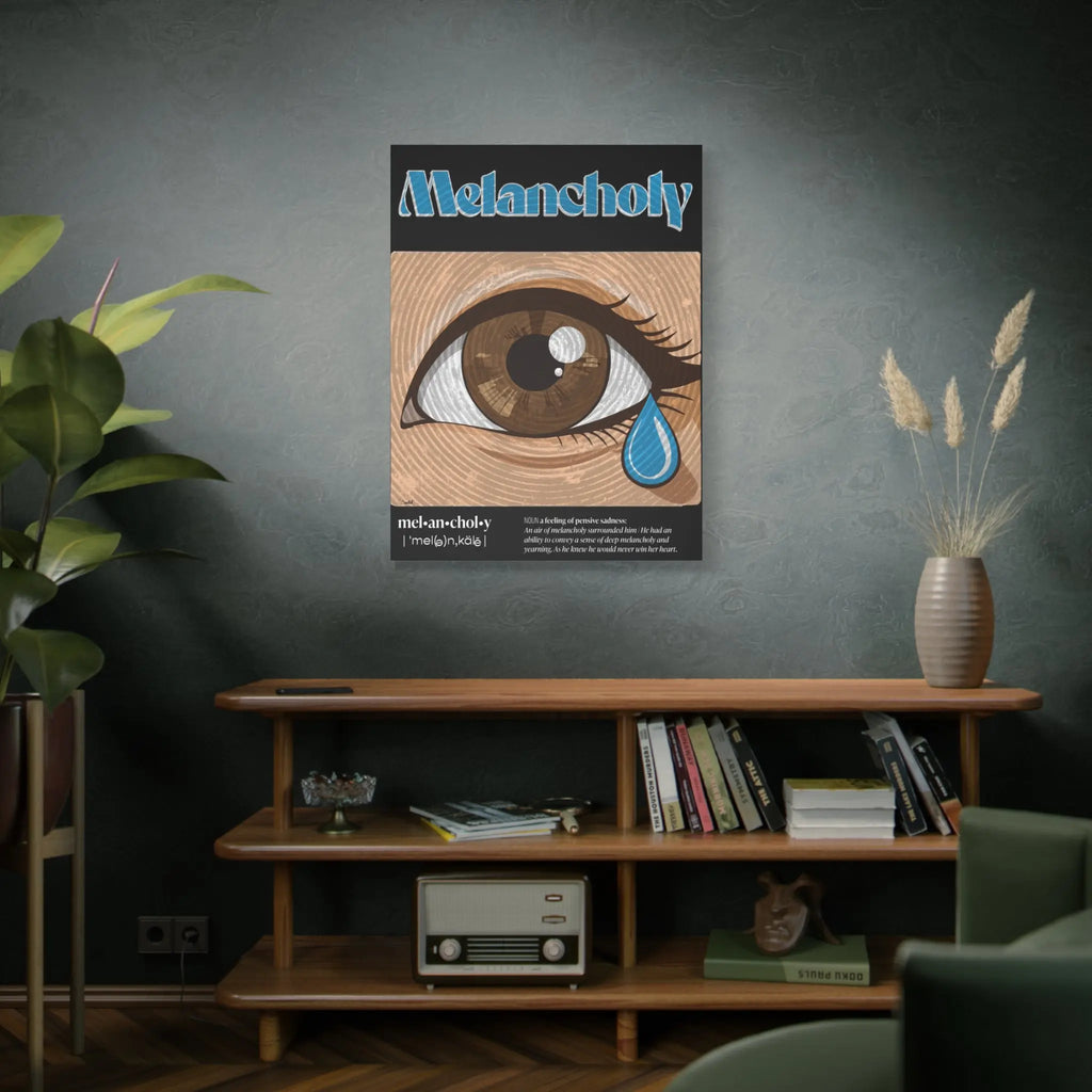 Melancholy Print on Matte Canvas, Stretched, 1.25" Printify