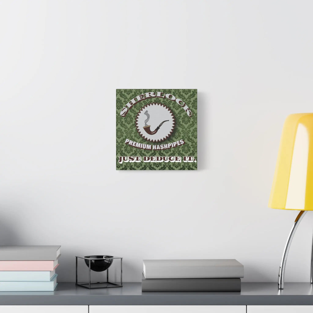 Sherlock Pipe Print-Matte Canvas, Stretched, 1.25" Printify