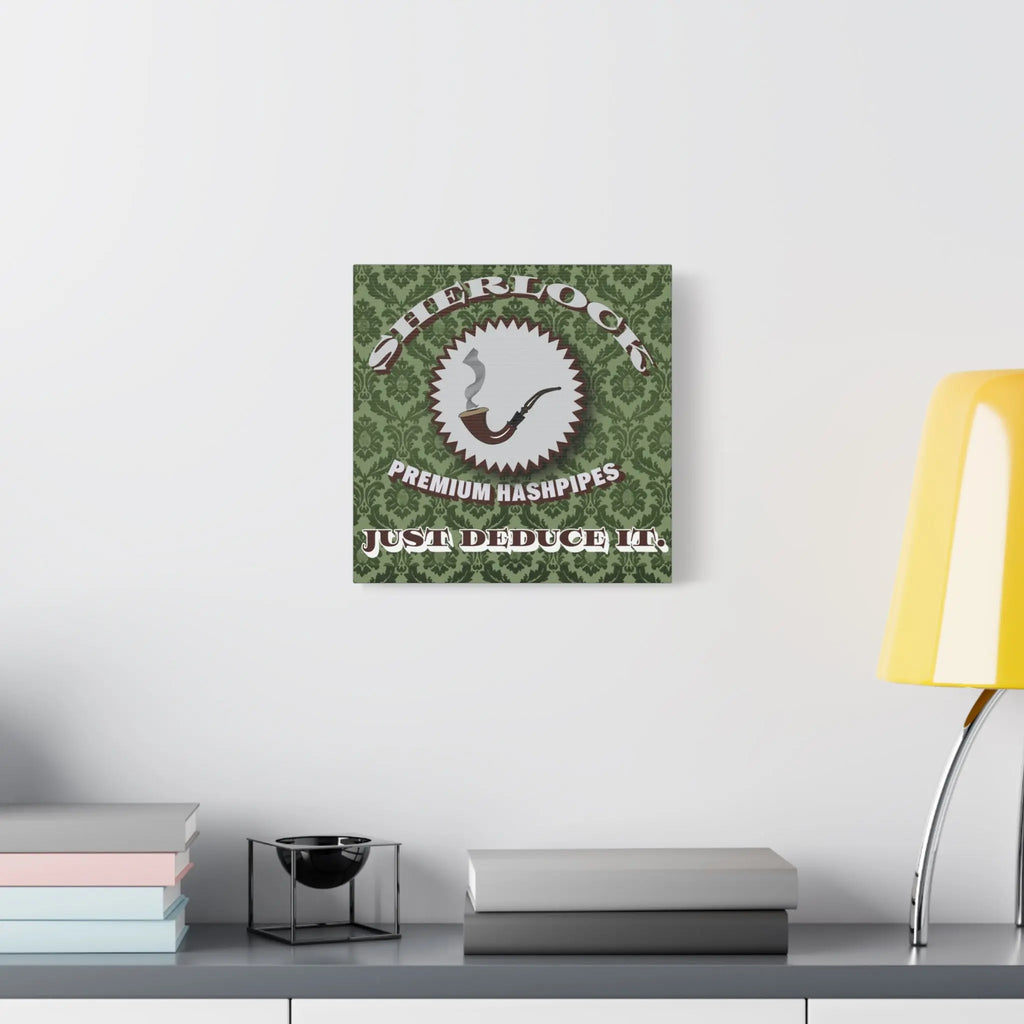 Sherlock Pipe Print-Matte Canvas, Stretched, 1.25" Printify