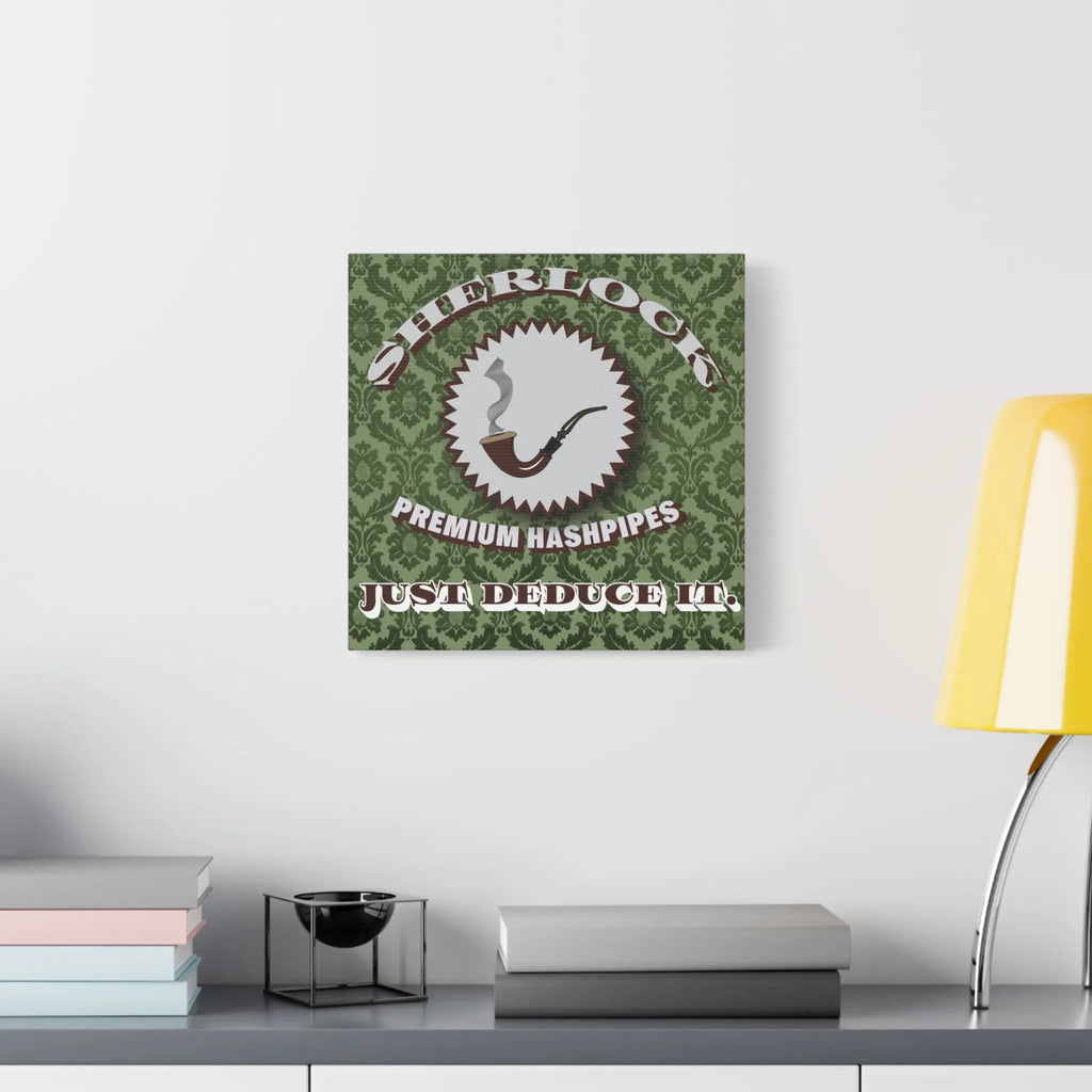 Sherlock Pipe Print-Matte Canvas, Stretched, 1.25" Printify