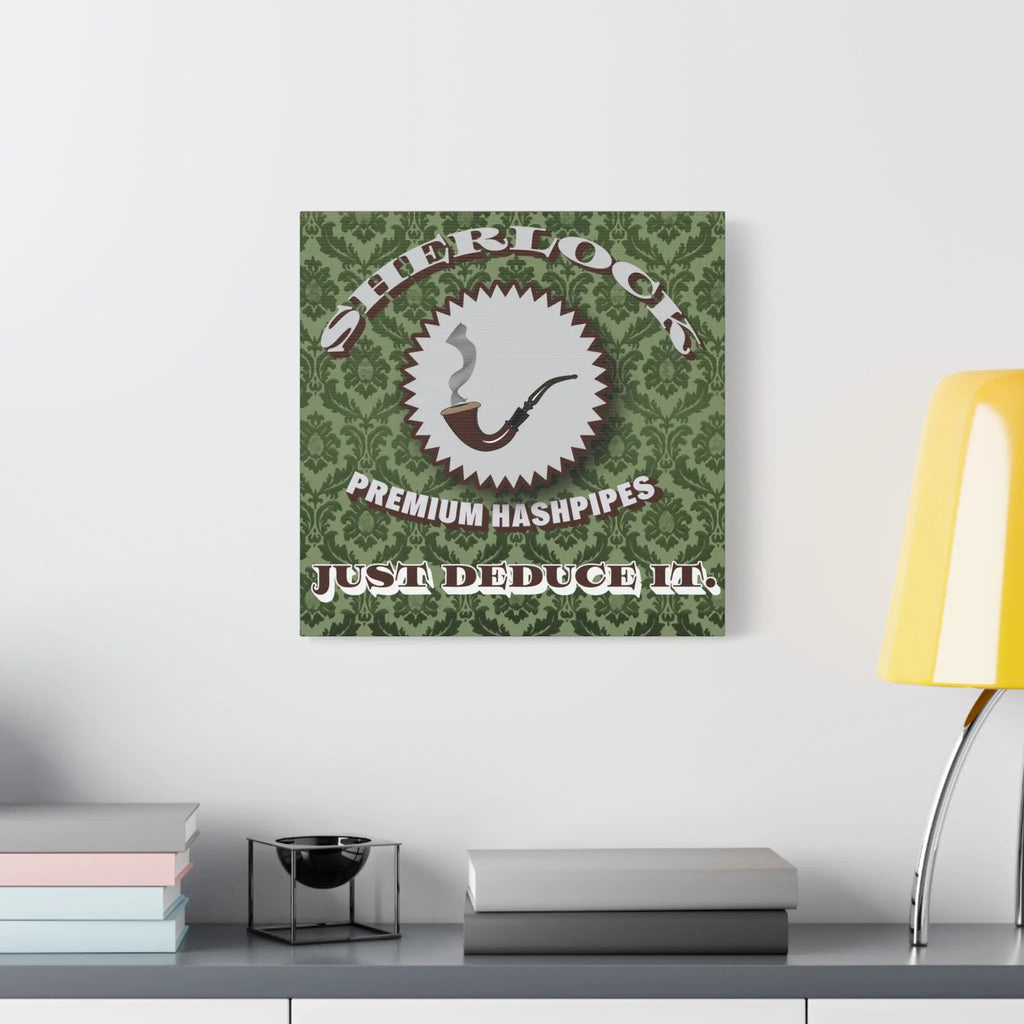 Sherlock Pipe Print-Matte Canvas, Stretched, 1.25" Printify