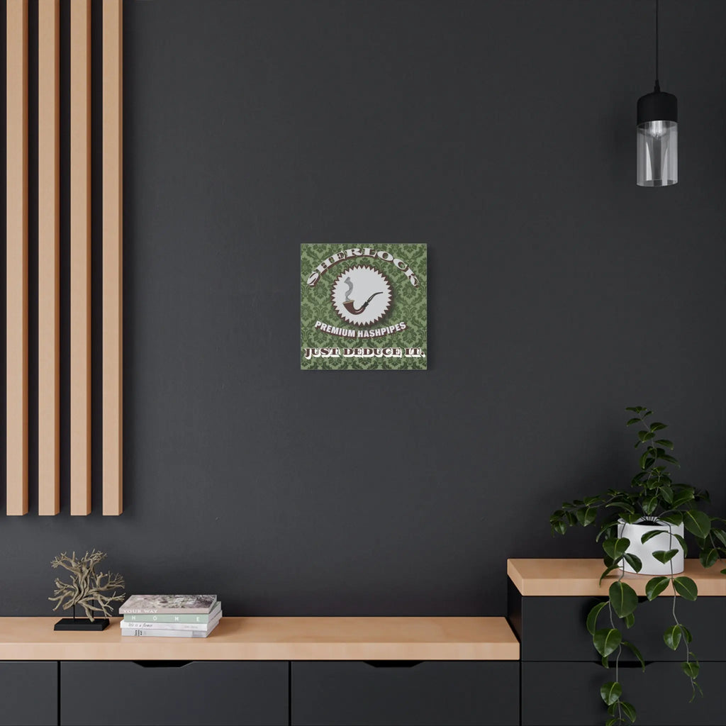 Sherlock Pipe Print-Matte Canvas, Stretched, 1.25" Printify