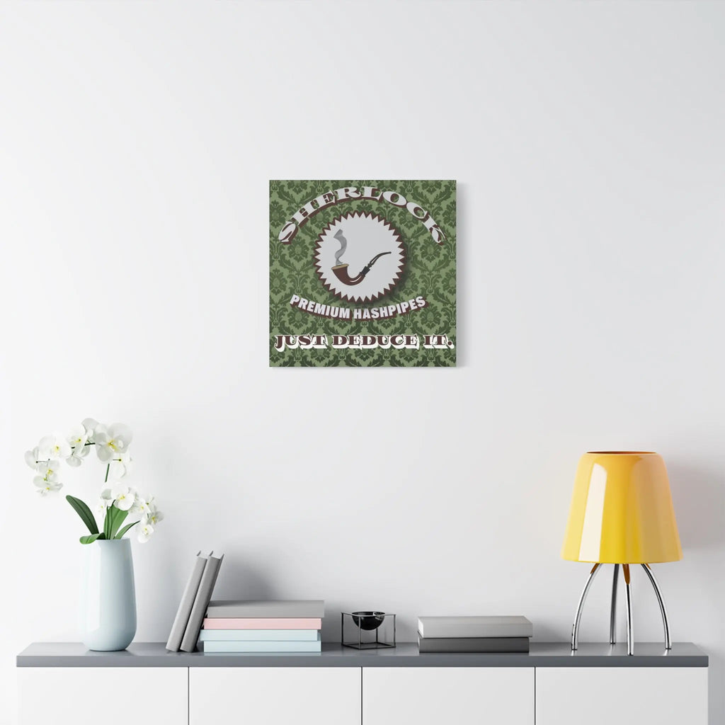 Sherlock Pipe Print-Matte Canvas, Stretched, 1.25" Printify