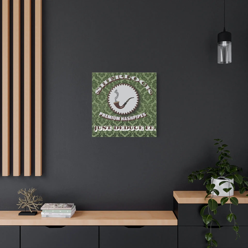 Sherlock Pipe Print-Matte Canvas, Stretched, 1.25" Printify