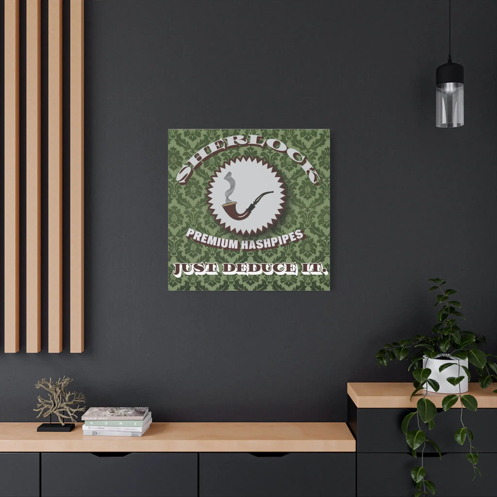 Sherlock Pipe Print-Matte Canvas, Stretched, 1.25" Printify